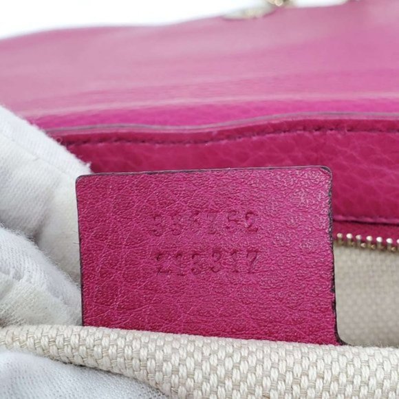 Auth Gucci Soho on Chain Crossbody Bag - Picture 11 of 12